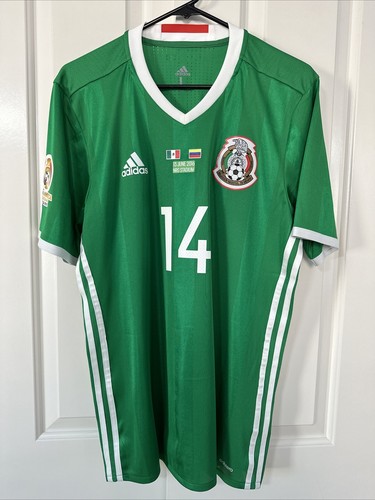 Adidas Chicharito Javier Hernández Mexico 2016 Copa America Authentic Jersey L Adidas Chicharito Javier Hernández Mexico 2016 Copa America Authentic Jersey L