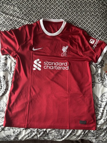 Nike Liverpool LFC 23/24 Authentic Home Jersey Size L Red NWT Nike Liverpool LFC 23/24 Authentic Home Jersey Size L Red NWT