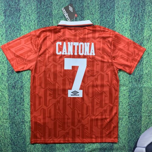Eric Cantona Manchester United 1992-1994 Retro Jersey – Mens Size Large Eric Cantona Manchester United 1992-1994 Retro Jersey – Mens Size Large