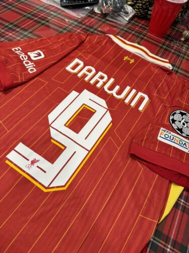 NEW Liverpool 2024/25 Home Jersey Darwin Nunez #9 – Size 2XL SLIM FIT player Ver NEW Liverpool 2024/25 Home Jersey Darwin Nunez #9 – Size 2XL SLIM FIT player Ver