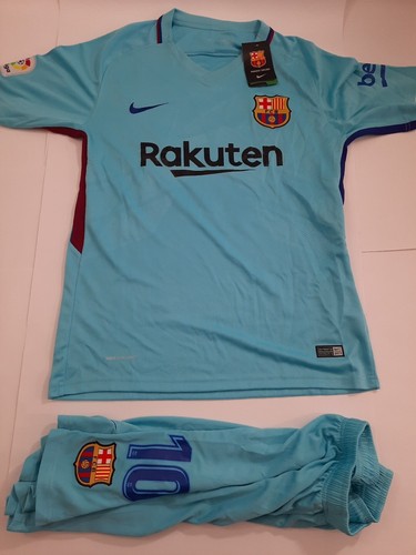 Nike New Barcelona 2017 Away Chivas #10 Messi Men’s L Authentic Jersey Short Set Nike New Barcelona 2017 Away Chivas #10 Messi Men’s L Authentic Jersey Short Set