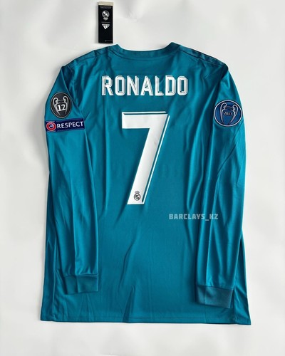 Real Madrid 2018/18 Cristiano Ronaldo UCL away long sleeve soccer jersey Real Madrid 2018/18 Cristiano Ronaldo UCL away long sleeve soccer jersey