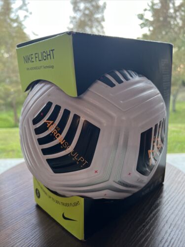 Nike Flight Aerowsculpt Soccer Ball FA-20 White Black Football DA5635-100 Size 5 Nike Flight Aerowsculpt Soccer Ball FA-20 White Black Football DA5635-100 Size 5