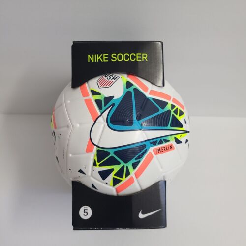 Nike Merlin USA 2019 Official Match Soccer Ball CK4661-100 Size 5 White Nike Merlin USA 2019 Official Match Soccer Ball CK4661-100 Size 5 White