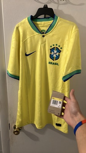 Brazil ‘22/23’ Home Nike Vapor Match Soccer Jersey Men’s Size (S) DN0680-742 Brazil ‘22/23’ Home Nike Vapor Match Soccer Jersey Men’s Size (S) DN0680-742