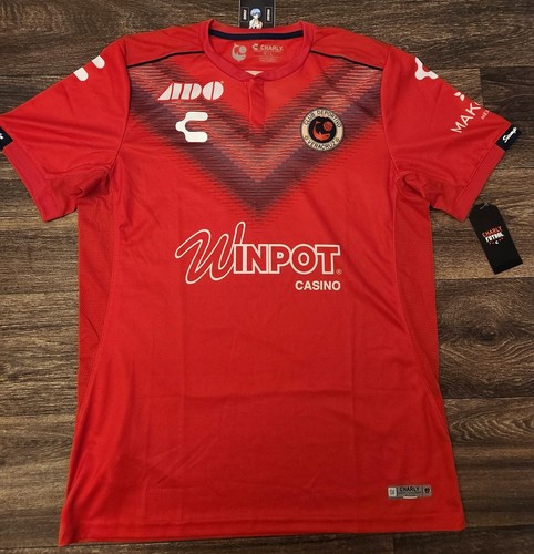 NWT Charly Club Tiburones Rojos De Veracruz Home Jersey 19/20 Red Size Large NWT Charly Club Tiburones Rojos De Veracruz Home Jersey 19/20 Red Size Large