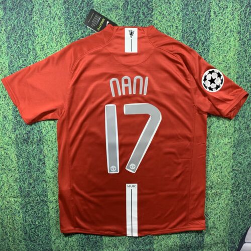 Nani Manchester United 2007-2008 Retro Jersey – Mens Size Large Nani Manchester United 2007-2008 Retro Jersey – Mens Size Large