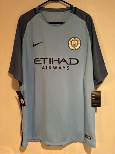 Nike 2016/17 Manchester City Home Soccer Jersey 776907-489 Men’s Size XXL Nike 2016/17 Manchester City Home Soccer Jersey 776907-489 Men’s Size XXL
