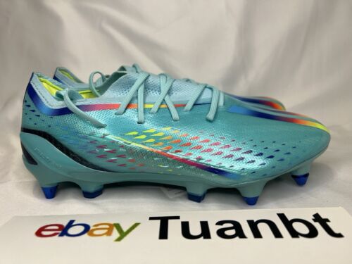 BRAND NEW Adidas X Speedportal.1 SG Men’s Soccer Cleats Aqua Blue/Multi GW8442 BRAND NEW Adidas X Speedportal.1 SG Men’s Soccer Cleats Aqua Blue/Multi GW8442