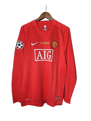 Manchester United 2007/2008 Cristiano Ronaldo Retro Soccer Jersey Home UCL FINAL Manchester United 2007/2008 Cristiano Ronaldo Retro Soccer Jersey Home UCL FINAL