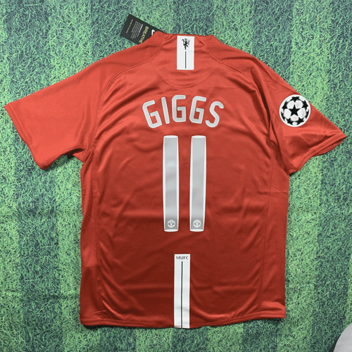 Ryan Giggs Manchester United 2007-2008 Retro Jersey – Mens Size Large Ryan Giggs Manchester United 2007-2008 Retro Jersey – Mens Size Large
