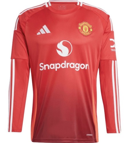 Adidas Manchester United 2024/25 Soccer Football Jersey L/S Home Red Men’s XL Adidas Manchester United 2024/25 Soccer Football Jersey L/S Home Red Men’s XL