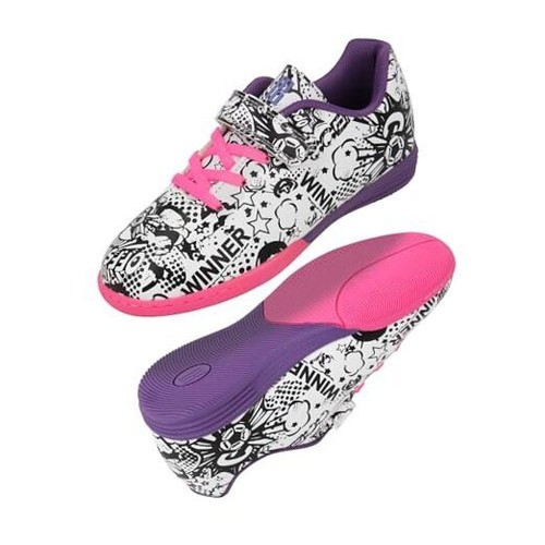Kids Indoor Soccer Shoes Boys Girls Futsal Soccer 1 Little Kid Fuchsia/Purple Kids Indoor Soccer Shoes Boys Girls Futsal Soccer 1 Little Kid Fuchsia/Purple