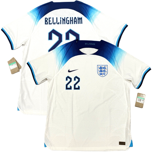 England Nike Home Jersey #22 Bellingham XL – World Cup 2022 Edition England Nike Home Jersey #22 Bellingham XL – World Cup 2022 Edition