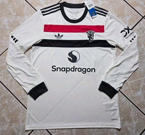 NWT Adidas Manchester United 2023 Kobbie Mainoo White Soccer Jersey Men’s Large NWT Adidas Manchester United 2023 Kobbie Mainoo White Soccer Jersey Men’s Large