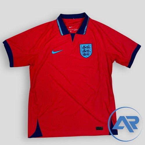 Nike Dri-fit ADV Match Soccer Jersey England 22/23 Away Size L DN0622-600 Red Nike Dri-fit ADV Match Soccer Jersey England 22/23 Away Size L DN0622-600 Red