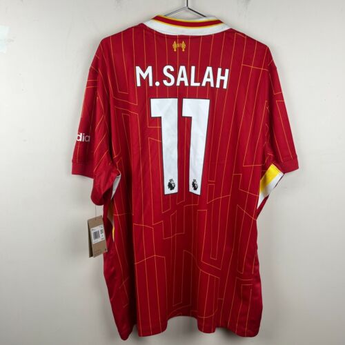 Nike Liverpool FC 2024/25 Home Jersey 2XL Mo Salah #11 – Men’s Soccer Shirt NWT Nike Liverpool FC 2024/25 Home Jersey 2XL Mo Salah #11 – Men’s Soccer Shirt NWT