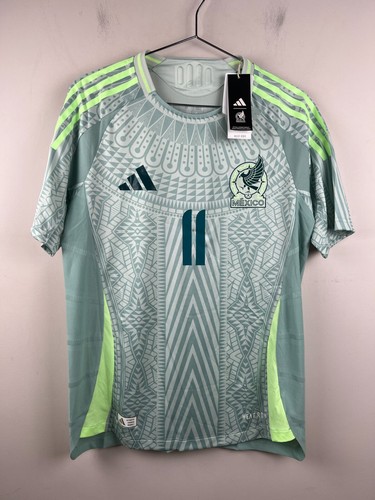 Adidas Mexico Away Jersey 2024 S. GIMENEZ #11 Authentic HEAT.RDY FMF Kit Men’s M Adidas Mexico Away Jersey 2024 S. GIMENEZ #11 Authentic HEAT.RDY FMF Kit Men’s M