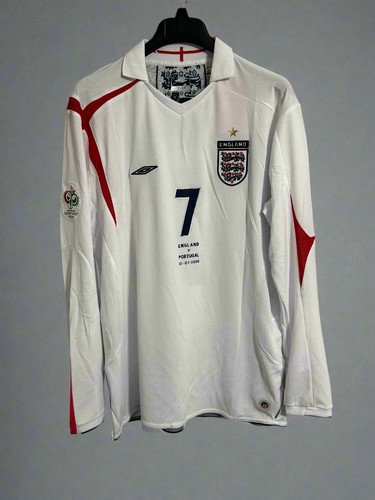 England 2006 World Cup Retro Jersey – David Beckham #7 England 2006 World Cup Retro Jersey – David Beckham #7