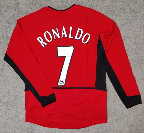 Manchester United 2002/04 Home Ronaldo 7 Retro Soccer Football Futbol Jersey XL Manchester United 2002/04 Home Ronaldo 7 Retro Soccer Football Futbol Jersey XL