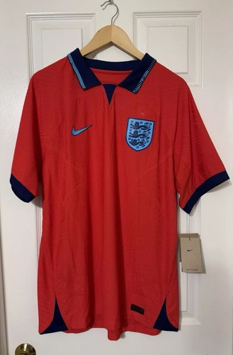 Nike Mens XL England Dri-Fit ADV Match Away Jersey 2022-2023 Red DN0622-600 NEW Nike Mens XL England Dri-Fit ADV Match Away Jersey 2022-2023 Red DN0622-600 NEW