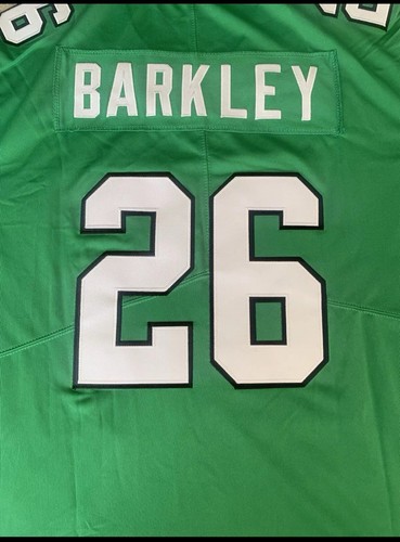 NWT Nike Philadelphia Eagles Saquon Barkley Kelly Green Jersey Size Small NWT Nike Philadelphia Eagles Saquon Barkley Kelly Green Jersey Size Small