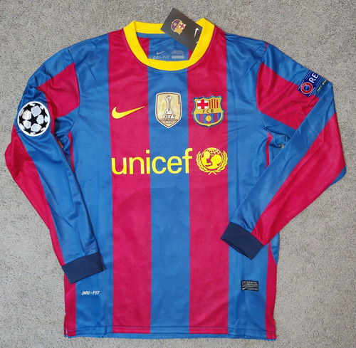 Barcelona 2010/11 Home Messi #10 Rare Retro Futbol Football Jersey New LS XL Barcelona 2010/11 Home Messi #10 Rare Retro Futbol Football Jersey New LS XL