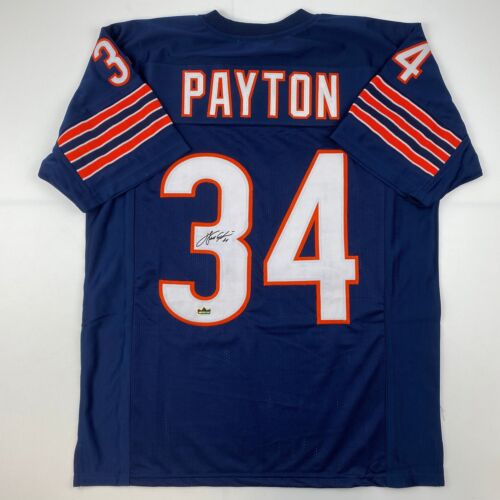 Facsimile Autographed Walter Payton Chicago Blue Reprint Jersey Size Men’s XL Facsimile Autographed Walter Payton Chicago Blue Reprint Jersey Size Men’s XL