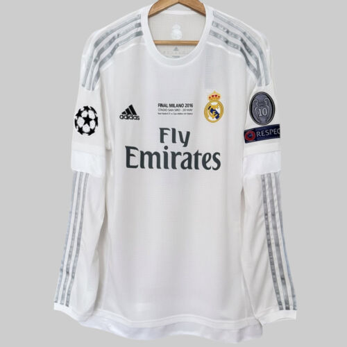 Real Madrid Jersey White Long Sleeve 2016 Cristiano Ronaldo NO 7 UCL Final Real Madrid Jersey White Long Sleeve 2016 Cristiano Ronaldo NO 7 UCL Final