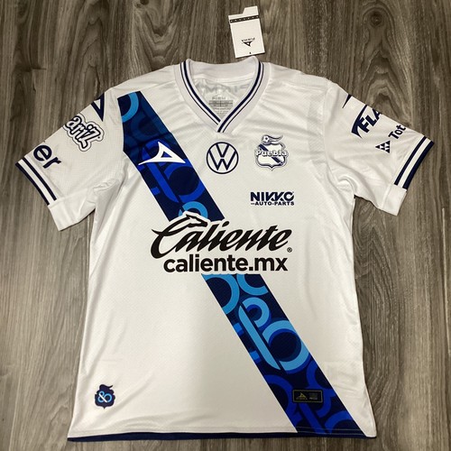 Pirma Club Puebla Home Soccer Jersey 24/25 Size XLarge Men’s Only White/Navy Pirma Club Puebla Home Soccer Jersey 24/25 Size XLarge Men’s Only White/Navy