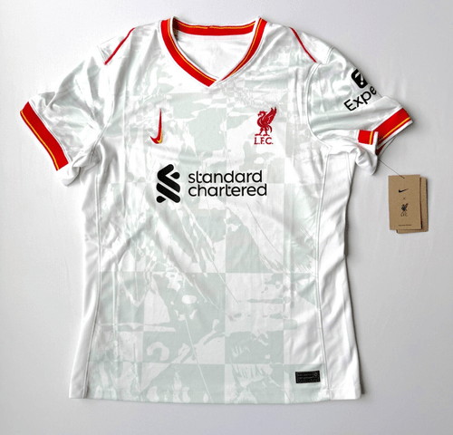Nike Womens Liverpool Third Jersey Size Medium 2024/2025 NWT Kit New White Nike Womens Liverpool Third Jersey Size Medium 2024/2025 NWT Kit New White
