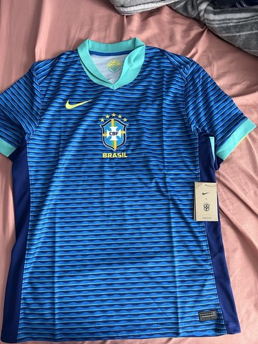Brazil 2024/25 Nike Authentic ADV Away Soccer Jersey NEW Size L FJ4269-458 Brazil 2024/25 Nike Authentic ADV Away Soccer Jersey NEW Size L FJ4269-458