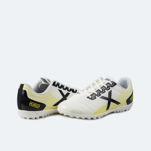 Munich Arenga Kids Turf Shoes White/Yellow/Black 1479006 SoccerMultipleSize Munich Arenga Kids Turf Shoes White/Yellow/Black 1479006 SoccerMultipleSize