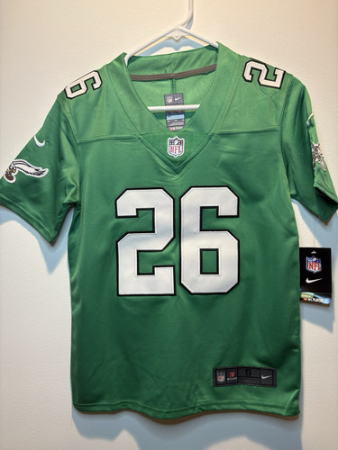 New! YOUTH Small (Age 8-10) Philadelphia Eagles Barkley #26 Stitched Jersey New! YOUTH Small (Age 8-10) Philadelphia Eagles Barkley #26 Stitched Jersey