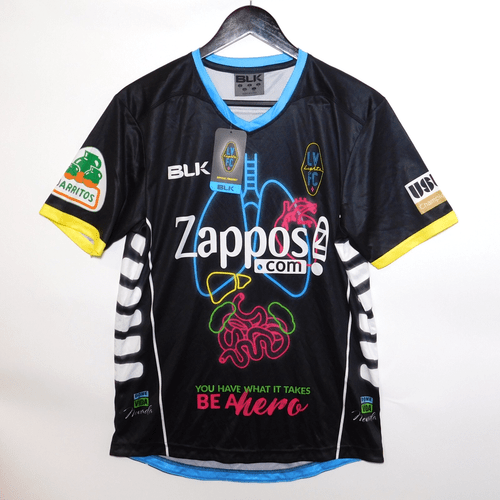 LAS VEGAS LIGHTS FC Rare 7/27/2019 USL Soccer Donate Life BLK Jersey Shirt L LAS VEGAS LIGHTS FC Rare 7/27/2019 USL Soccer Donate Life BLK Jersey Shirt L