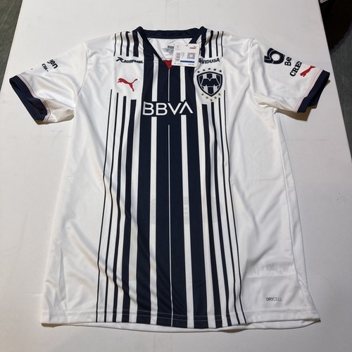 Puma Liga MX Monterrey Dry Cell Soccer Jersey Youth XL New White Rayados Puma Liga MX Monterrey Dry Cell Soccer Jersey Youth XL New White Rayados