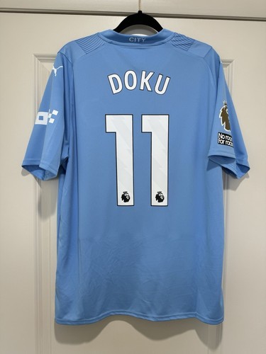 Doku #11 Mens EXTRA LARGE PUMA Manchester City Home Jersey Doku #11 Mens EXTRA LARGE PUMA Manchester City Home Jersey