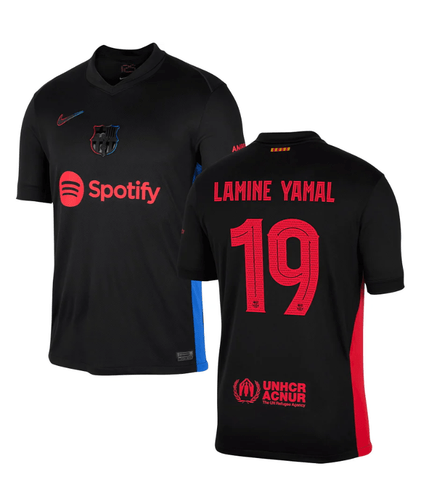 Lamine Yamal Barcelona FC 2024/25 champions league Away “Black” Jersey Lamine Yamal Barcelona FC 2024/25 champions league Away “Black” Jersey