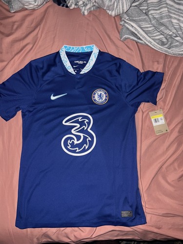 Nike Chelsea FC 22/23 Stadium Home Soccer Jersey Rush Blue Mens Sz S DM1839-496 Nike Chelsea FC 22/23 Stadium Home Soccer Jersey Rush Blue Mens Sz S DM1839-496