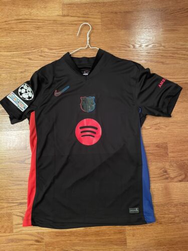 UCL Barcelona 2024-25 Away Jersey #11 Raphinha: Adult Size Medium *NWT* UCL Barcelona 2024-25 Away Jersey #11 Raphinha: Adult Size Medium *NWT*