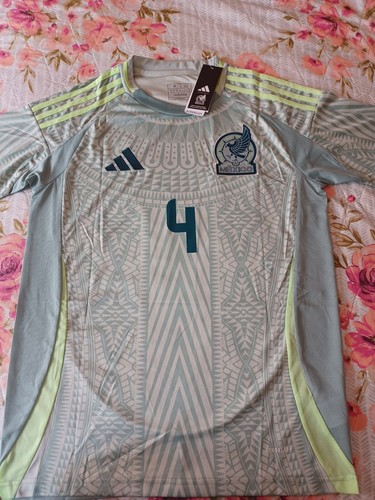 Men’s adidas #4 Edson Alvarez Green Mexico National Team 2024 Away Player Jersey Men’s adidas #4 Edson Alvarez Green Mexico National Team 2024 Away Player Jersey