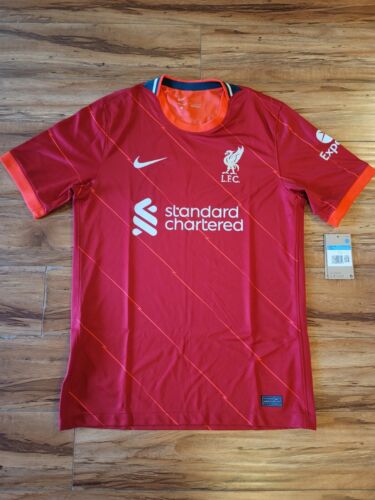 Nike Liverpool FC 2021/22 Home Mens Soccer Jersey Red Sz Medium DB2560-688 Nike Liverpool FC 2021/22 Home Mens Soccer Jersey Red Sz Medium DB2560-688