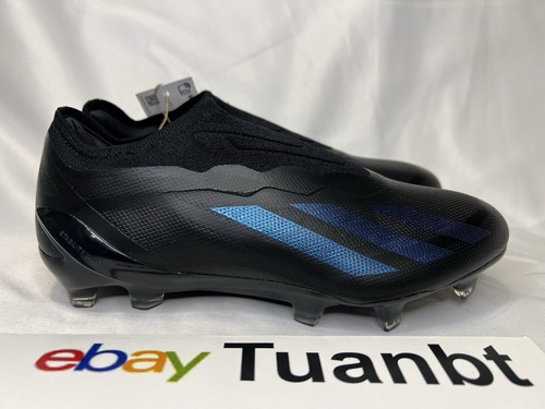 BRAND NEW Adidas X Crazyfast.1 FG Men’s Soccer Cleats Laceless Black GY7382 BRAND NEW Adidas X Crazyfast.1 FG Men’s Soccer Cleats Laceless Black GY7382