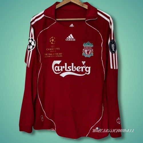 Gerrard #8 Liverpool Final Champions League Jersey 2006/2007 Long Sleeve Jersey Gerrard #8 Liverpool Final Champions League Jersey 2006/2007 Long Sleeve Jersey