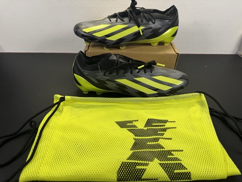 Adidas X Crazyfast Injection.1 FG Soccer Cleats Black Yellow IG0670 Size 11.5 Adidas X Crazyfast Injection.1 FG Soccer Cleats Black Yellow IG0670 Size 11.5