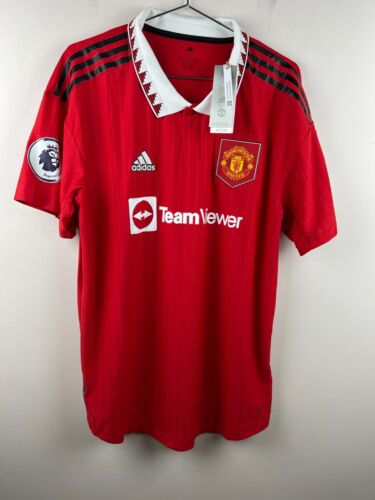 NWOT Adidas 22/23 Manchester United Home Authentic Jersey Men’s Size 2XL H13889 NWOT Adidas 22/23 Manchester United Home Authentic Jersey Men’s Size 2XL H13889