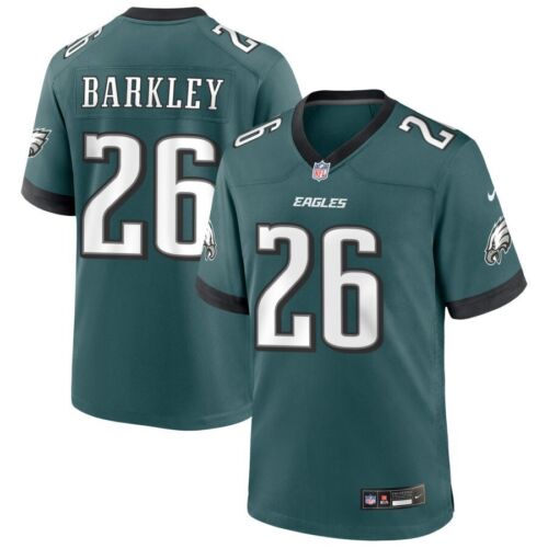 Saquon Barkley Philadelphia Eagles 2025 Mens MEDIUM Jersey Midnight Green Saquon Barkley Philadelphia Eagles 2025 Mens MEDIUM Jersey Midnight Green