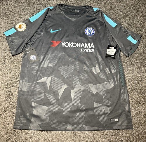 NEW NWT Chelsea Jersey Kit 2017 2018 Third Shirt Nike 2XL #11 HAGAN *HAS DEFECT* NEW NWT Chelsea Jersey Kit 2017 2018 Third Shirt Nike 2XL #11 HAGAN *HAS DEFECT*