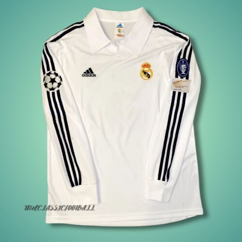 Zidane #5 Real Madrid Champions League Final Jersey 2001-2002 Long Sleeve Jersey Zidane #5 Real Madrid Champions League Final Jersey 2001-2002 Long Sleeve Jersey