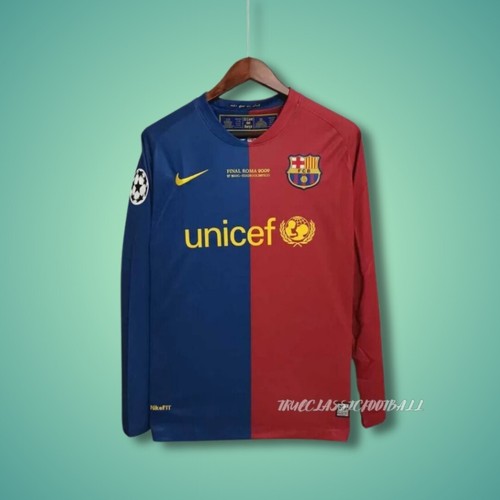 Messi #10 FC Barcelona Final Champions League 2008-2009 Long Sleeve Jersey Messi #10 FC Barcelona Final Champions League 2008-2009 Long Sleeve Jersey